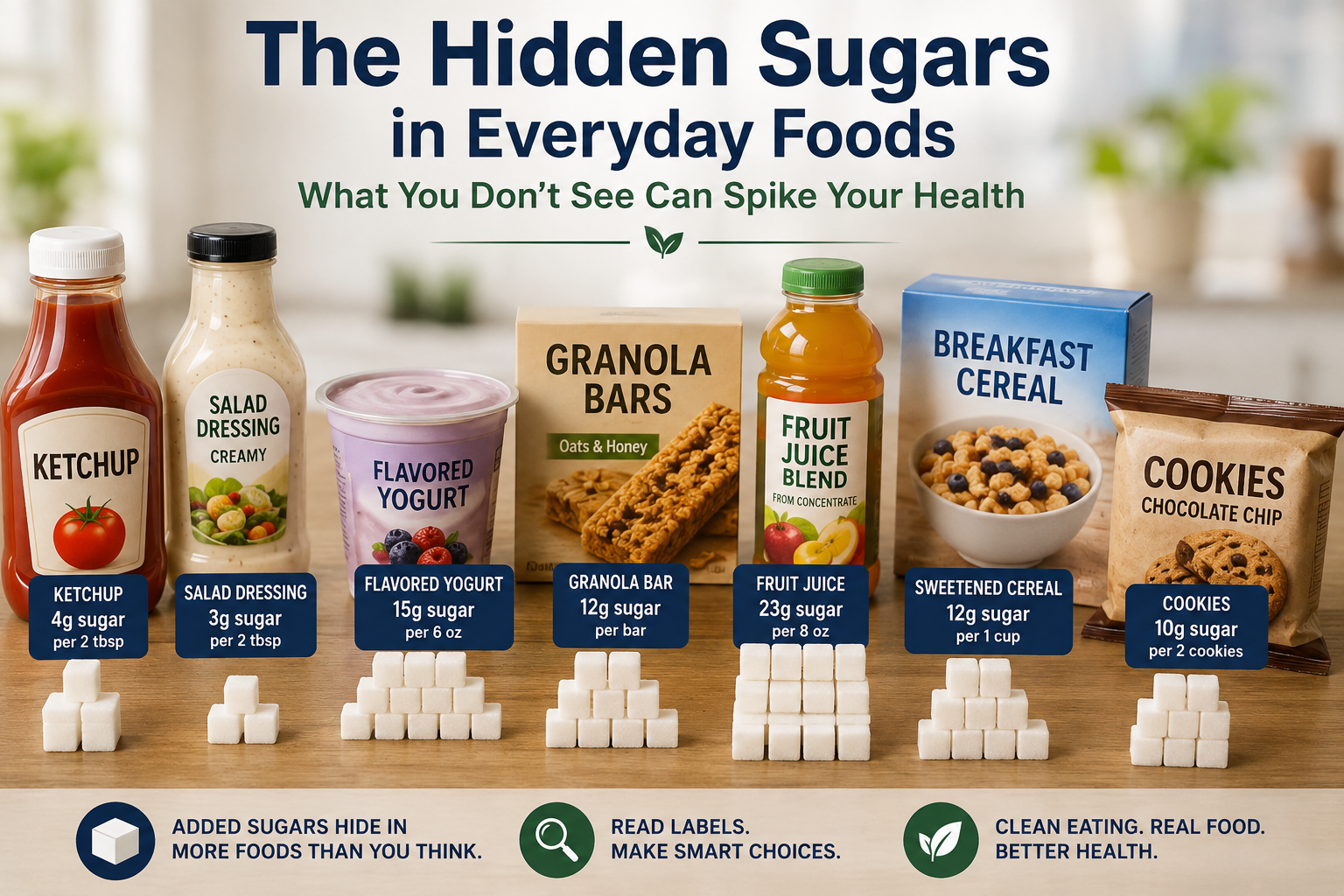 The Hidden Sugars in Everyday Foods: A Guide to Clean Eating