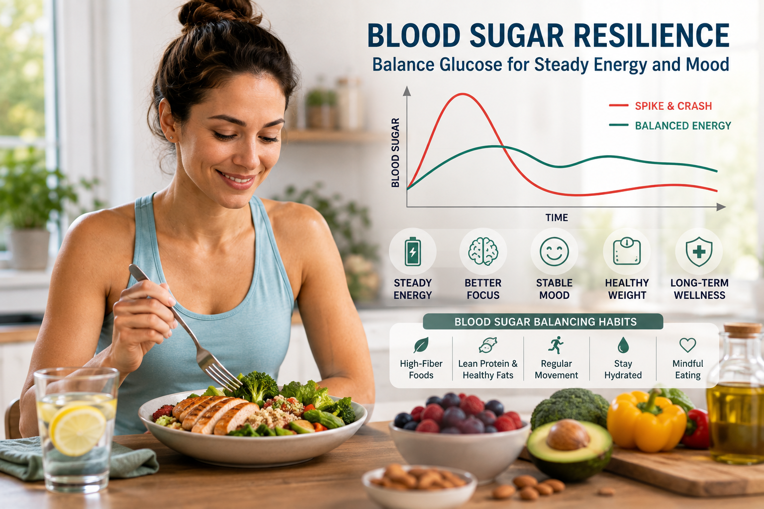 Blood Sugar Resilience: Balance Glucose for Steady Energy and Mood